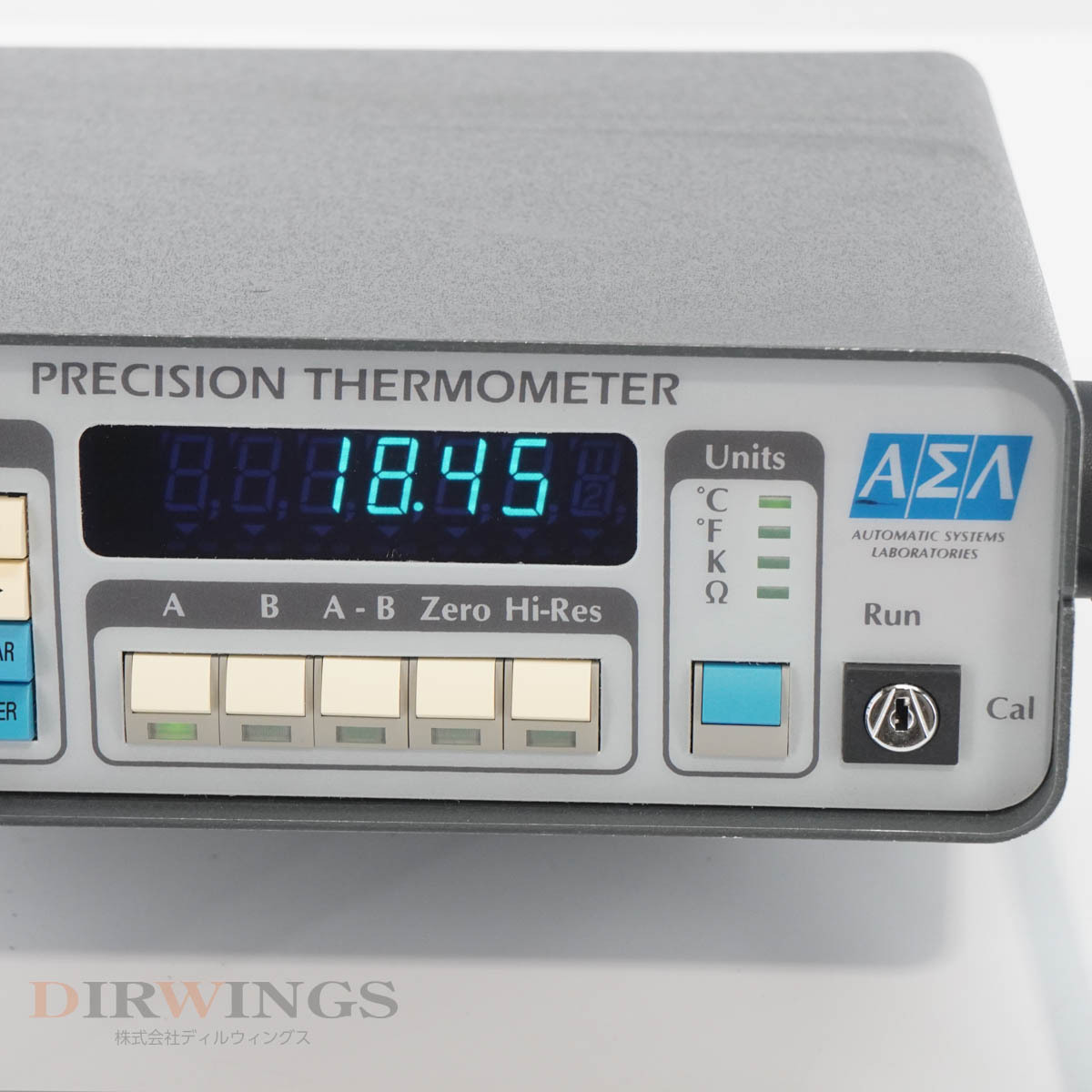 [DW] 8日保証 F250 MKII AΣA AUTOMATIC SYSTEMS LAB BD-75-018 RH94-001 PRECISION THERMOMETER 温度計[05586-0126]_画像5