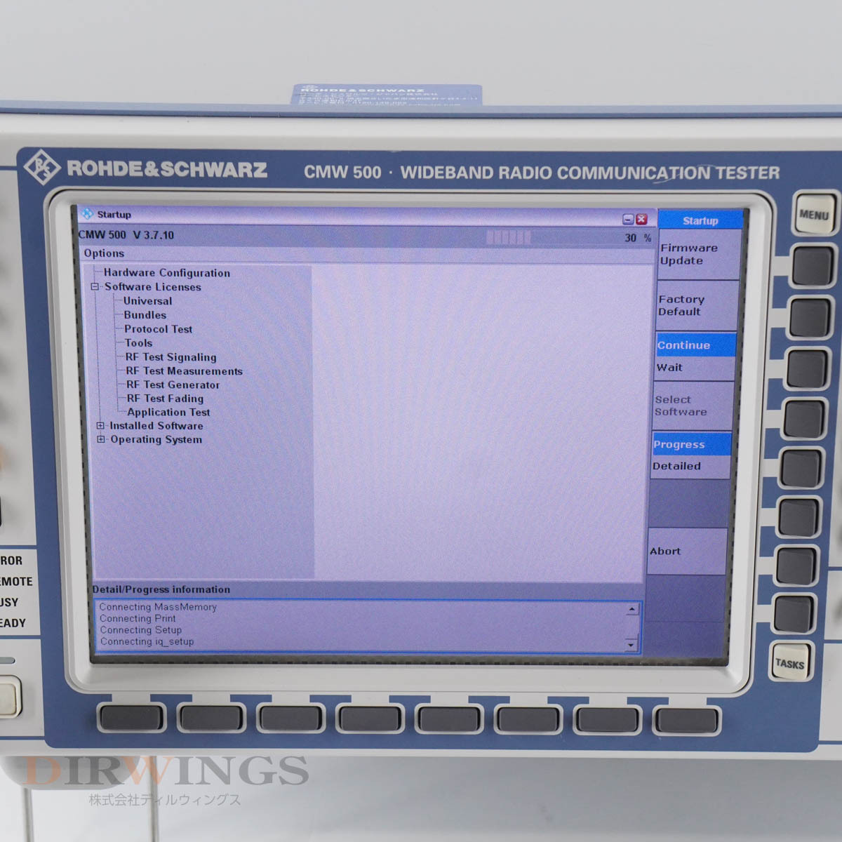 [DW] 8日保証 校正2024年12月まで有効 CMW500 1201.0002K50 Rohde＆Schwarz R＆S WIDEBAND RADIO COMMUNICATION TESTER ワ...[05830-0062]_画像7