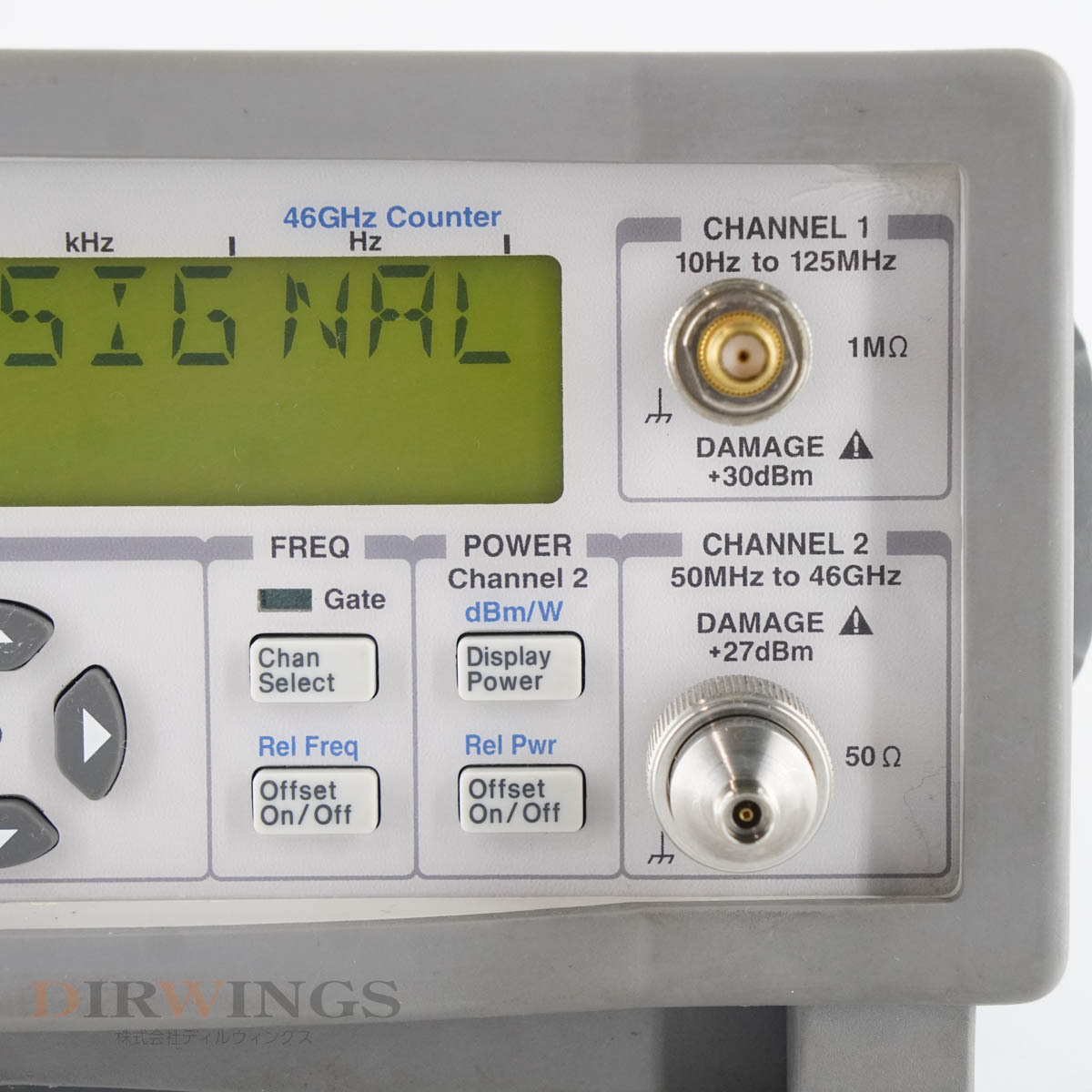 [DW] 8日保証 06/2020CAL 53152A Agilent 46GHz アジレント hp Keysight キーサイト Frequency Counter 周波数カウンター C...[05791-0671]の画像6