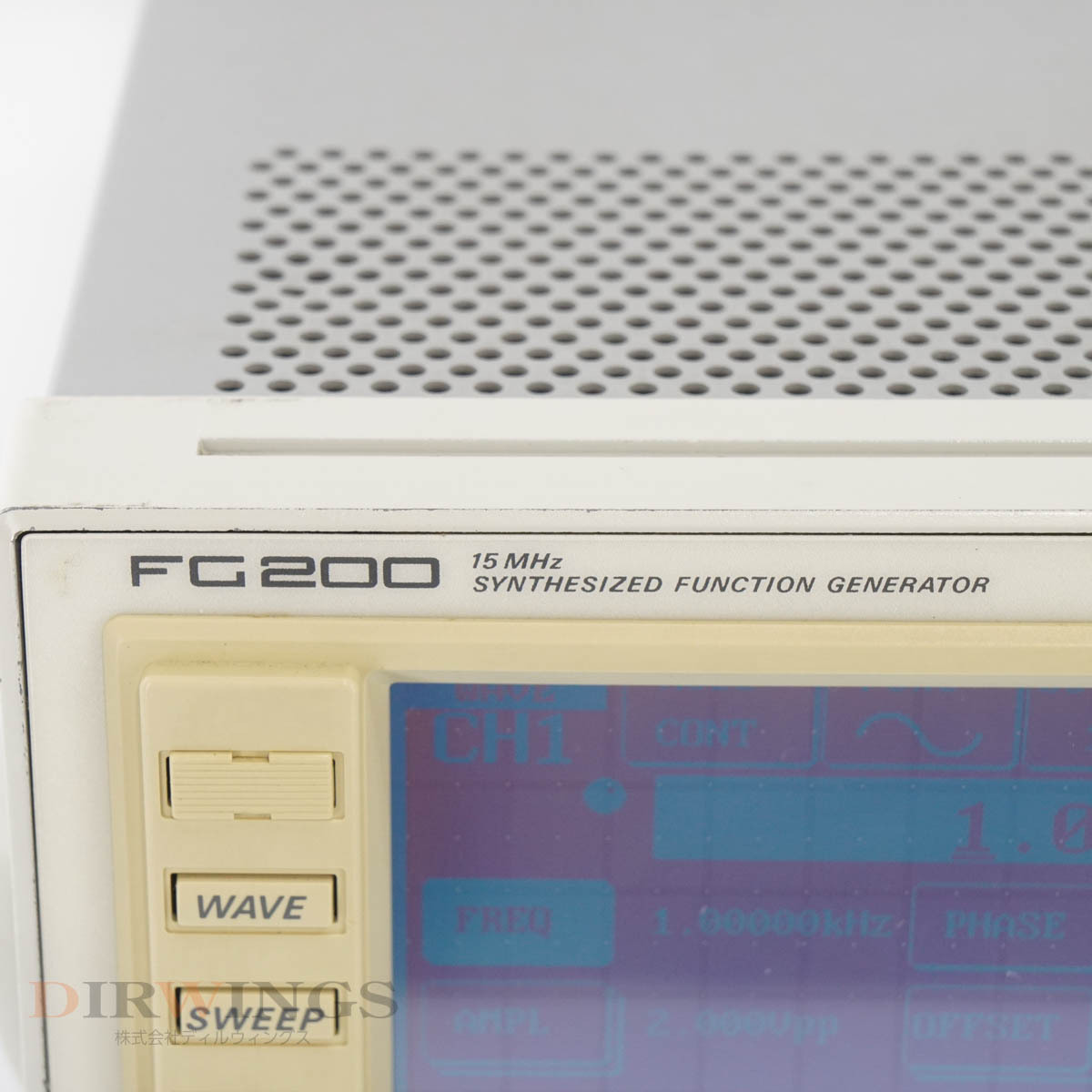 [DW] 8日保証 09/2020CAL FG200 706111-M YOKOGAWA SYNTHESIZED FUNCTION GENERATOR 15MHz 横河 シンセサイズドファンクシ...[05768-0410]の画像4