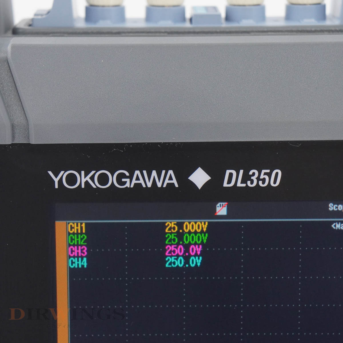 [DW] 8日保証 04/2021CAL DL350 -HJ/VE/EB YOKOGAWA SCOPE CORDER 720266 720250 横河 スコープコーダー PROBE 702902*2 AC...[05768-0939]の画像4