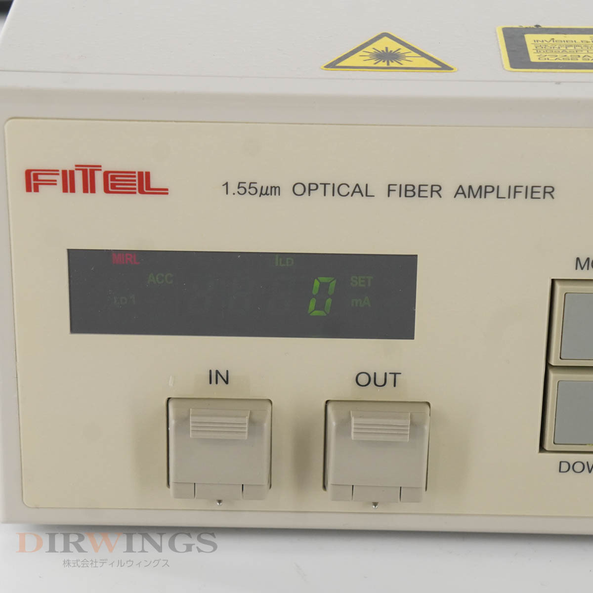 [DW] 8日保証 ErFA1316 FITEL FURUKAWA 古河電工 1.55μm OPTICAL FIBER AMPLIFIER 光増幅器 光ファイバアンプ 鍵付[05791-0741]_画像4