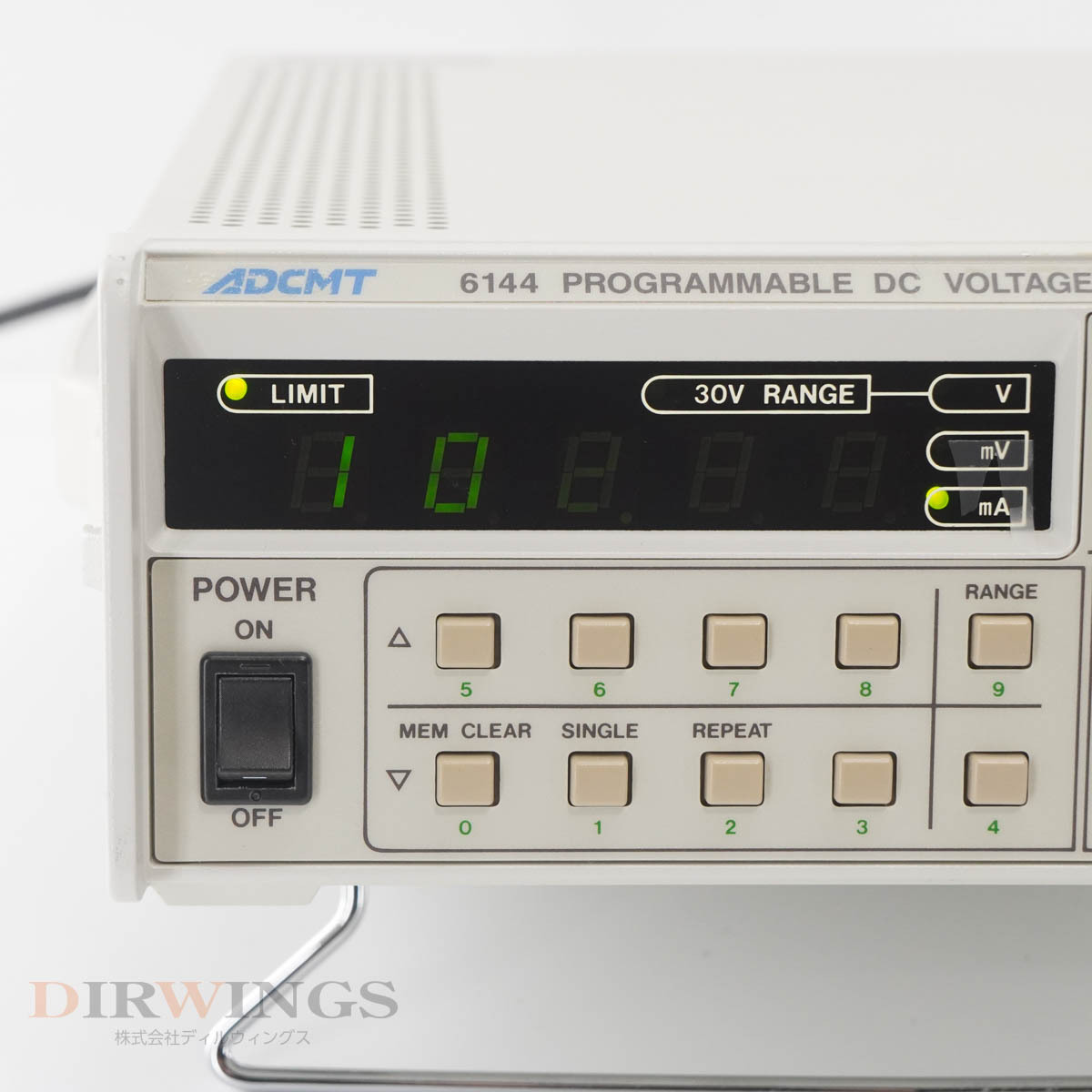 [JB] 保証なし 6144 ADCMT エーディーシー PROGRAMMABLE DC VOLTAGE/CURRENT GENERATOR 直流電圧/電流発生器[05791-1330]_画像4