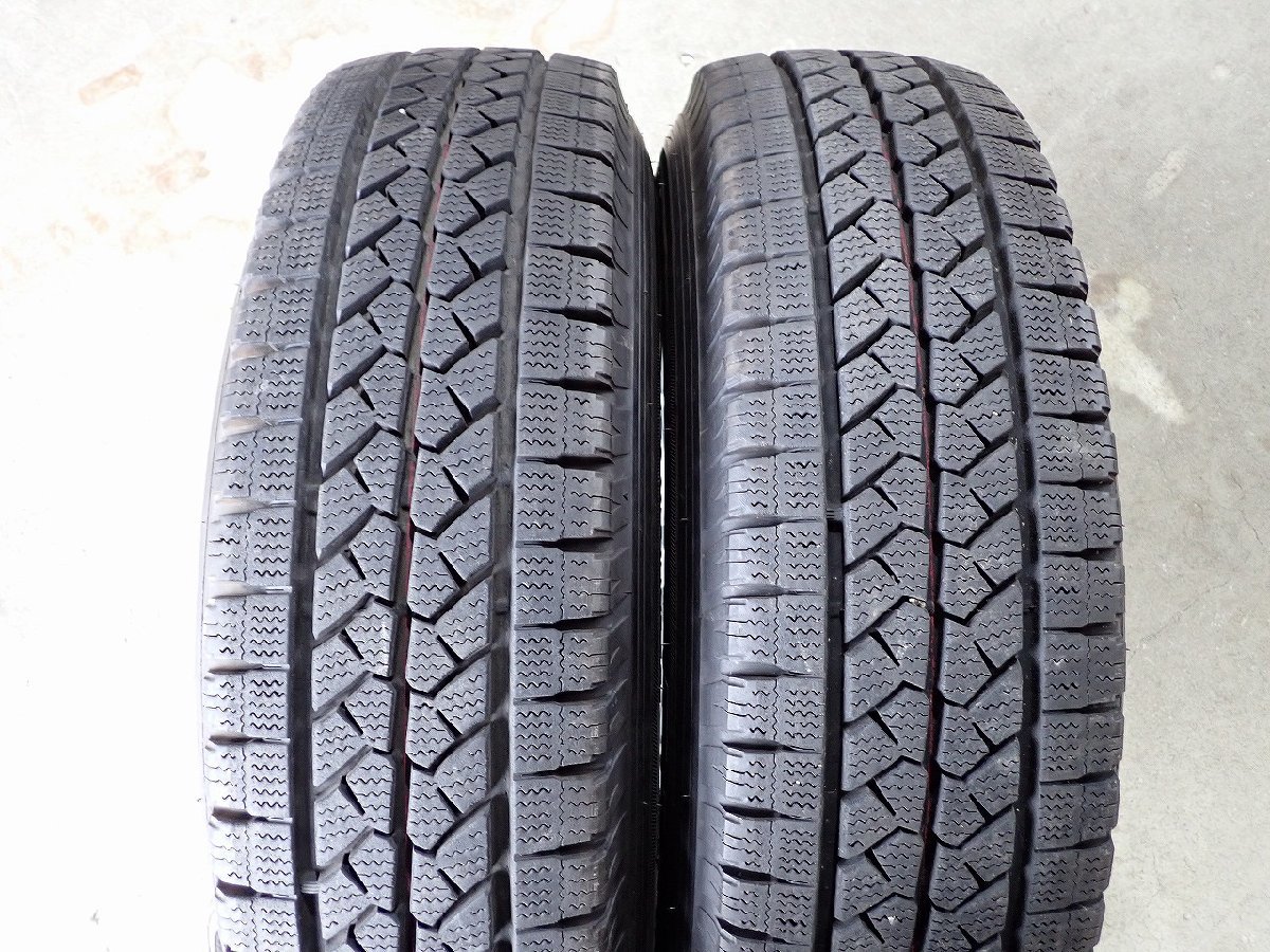 YS6611【送料無料195/80R15 107/105LT】ハイエース ブリヂストン 中古スタッドレスセット ■15×6J 139.7/6H ET33■_画像5