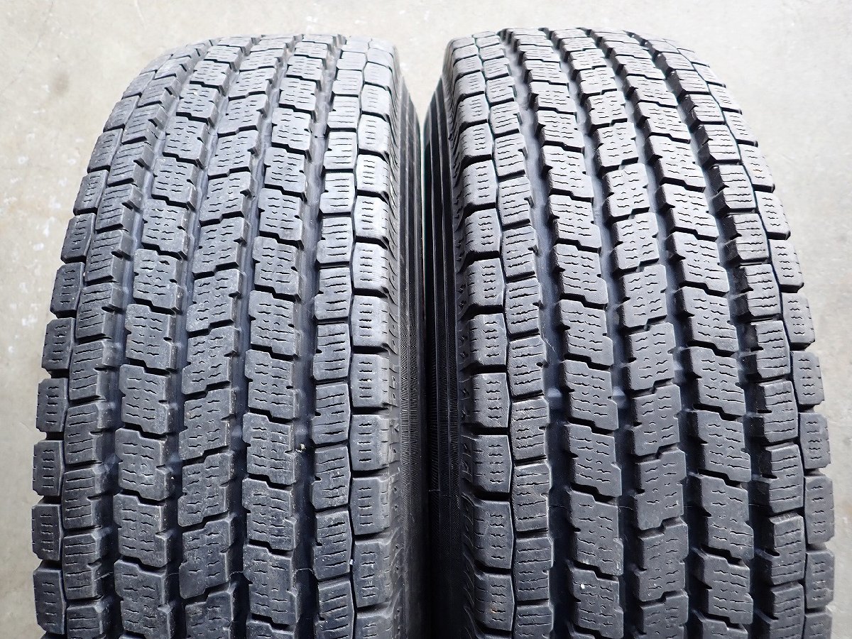 YS6662【送料無料195/80R15 107/105LT】トヨタ純正スチール ハイエース 中古冬セット ■15×6J 139.7/6H ET約35■《即決あり》_画像5