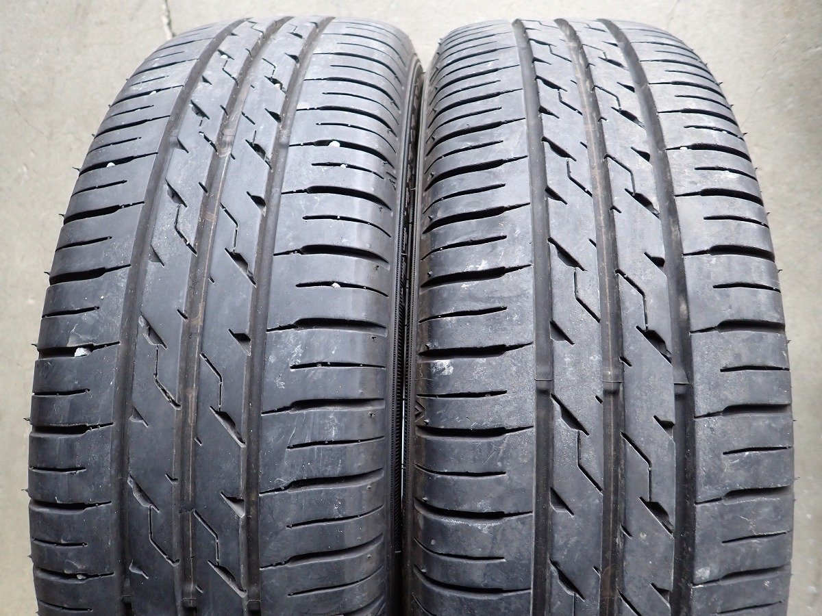 YS6849【送料無料165/55R15】ダイハツ純正 ムーブ タント ミライースなどへ 中古夏タイヤセット ■15×4.5J 100/4H ET45■の画像3