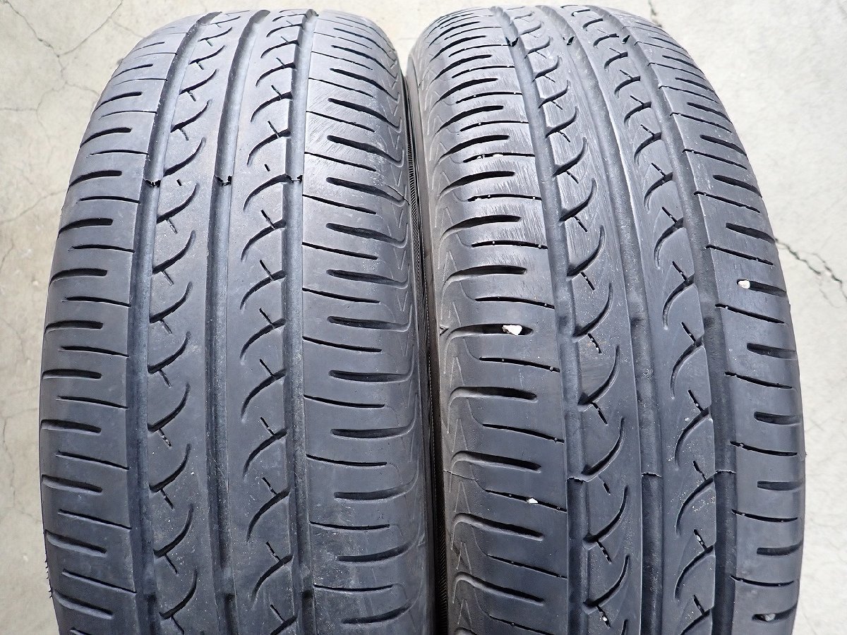 YS6962【送料無料155/65R13】ホンダ純正 ライフ ザッツ ゼスト などへ 2022年製 中古夏タイヤセット●13×4J 100/4Ｈ ET40●の画像3