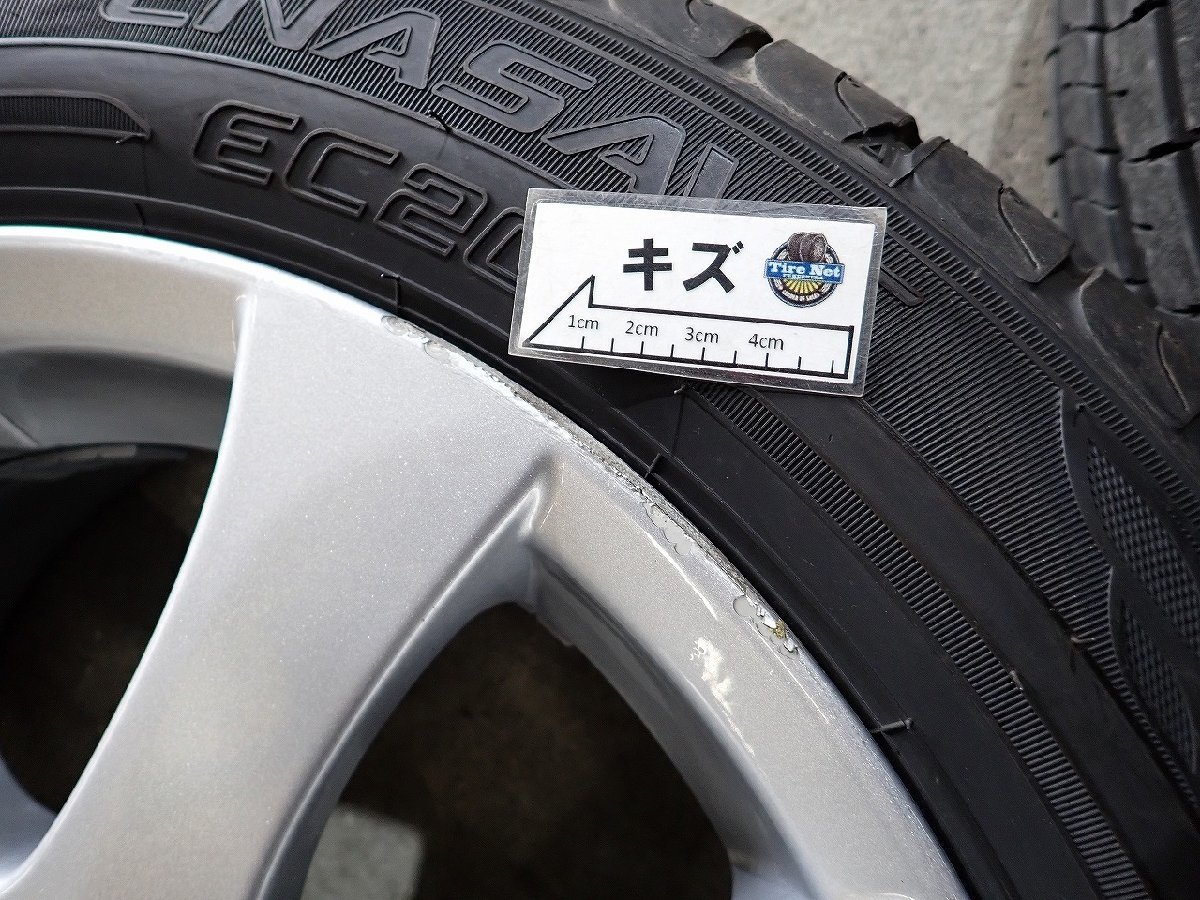 YS7017【送料無料185/55R15】マツダ純正 デミオ ベリーサ などへ 2023年製 中古夏タイヤセット●15×6J 100/4H ET45●_画像7