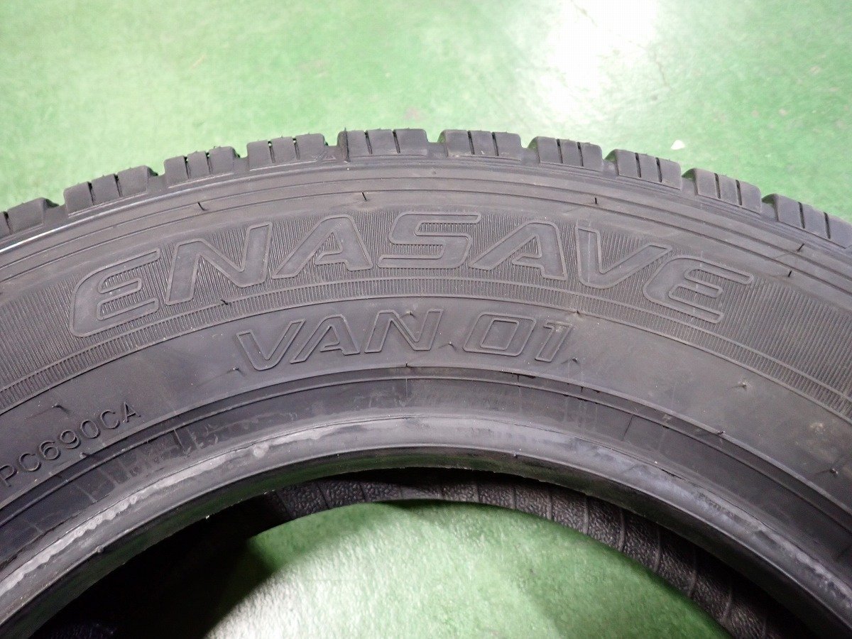 GM2698【送料無料145/80R12 80/78N】4本 ダンロップ VAN01 2023年製 未使用品 夏タイヤ ラジアルタイヤ 軽トラ 軽バン《即決有》_画像5