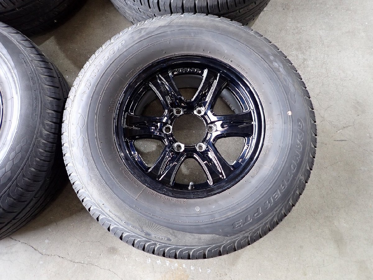 YS7246【送料無料265/70R16】旧サーフ プラドなどへ Weds KEELER 中古夏タイヤ ■16×7J 139.7/6H ET5■【個人宅配達不可】_画像2