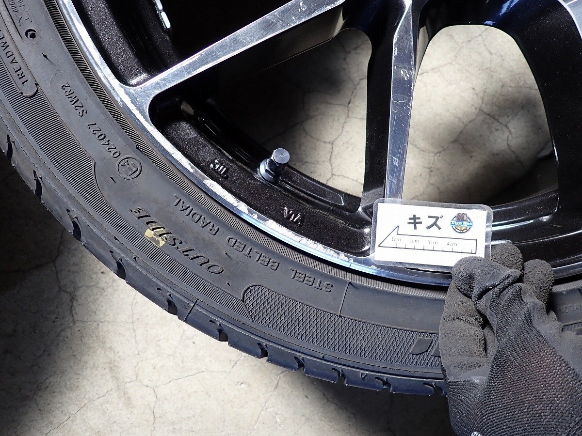 YS7397【送料無料215/45R18】RAYS レイズ グラムライツ GL-57ANA マツダ3 SAI等に 夏タイヤSET ●18×7J 114.3/5H ET45●_画像7