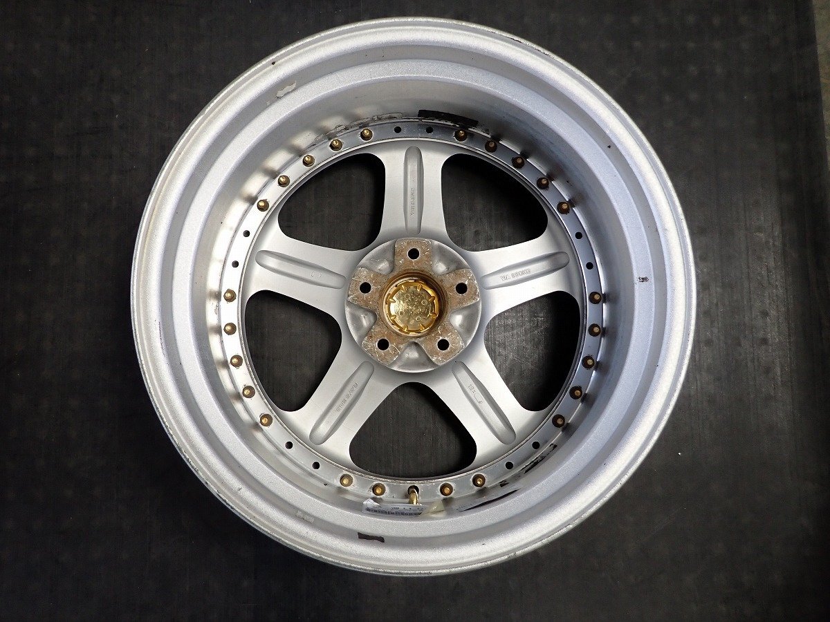 RK3096【送料無料18インチ】4本 RAYS レイズ Payton Place S-A WING 中古アルミホイール ■18×8J 9J 114.3/5H ET38 ET37■_画像6