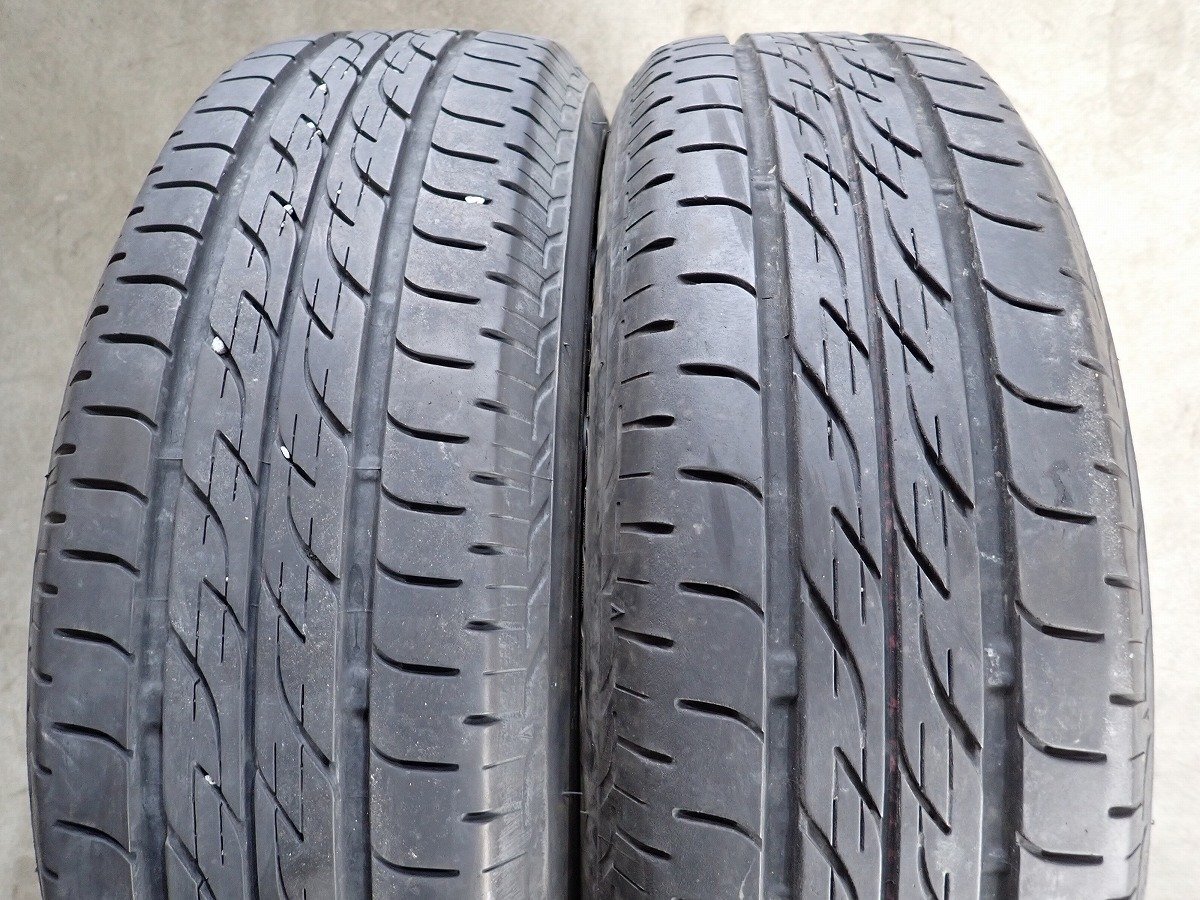 YS7672【送料無料155/65R14】スズキ純正 ミラココア純正スチール 2020年製 中古夏タイヤセット ■14×4.5J 100/4H ET約45■の画像3