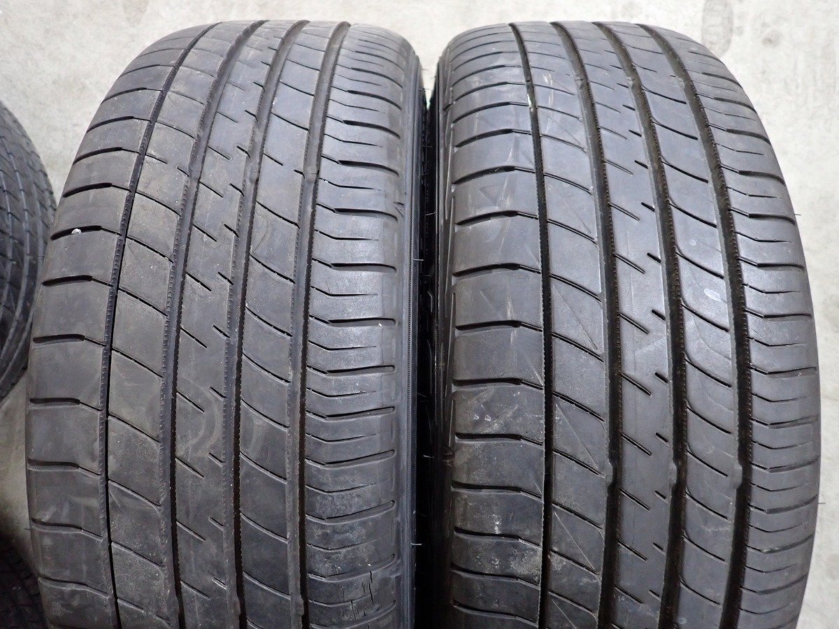 YS7698【送料無料195/45R16】フィアット 500 アバルト 595 純正 ダンロップ 中古夏タイヤアルミセット ★16×6.5J 98/4H ET35★の画像3