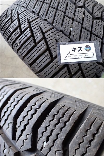 YS6652【送料無料225/45R18】スバル純正 レヴォーグ純正 2021年製 中古スタッドレスセット ■18×7.5J 114.3/5H ET55■_画像10