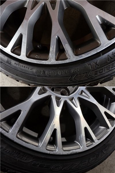 YS7745【送料無料195/45R16】フィアット純正 フィアット 500 バイ GUCCI 純正 中古夏タイヤセット ▼16×6.5J 98/4H ET35▼の画像10