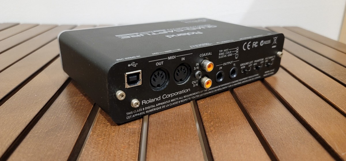 Roland Roland QUAD-CAPTURE аудио интерфейс UA-55 аналог 2×2 рабочее состояние подтверждено USB акустическое оборудование 