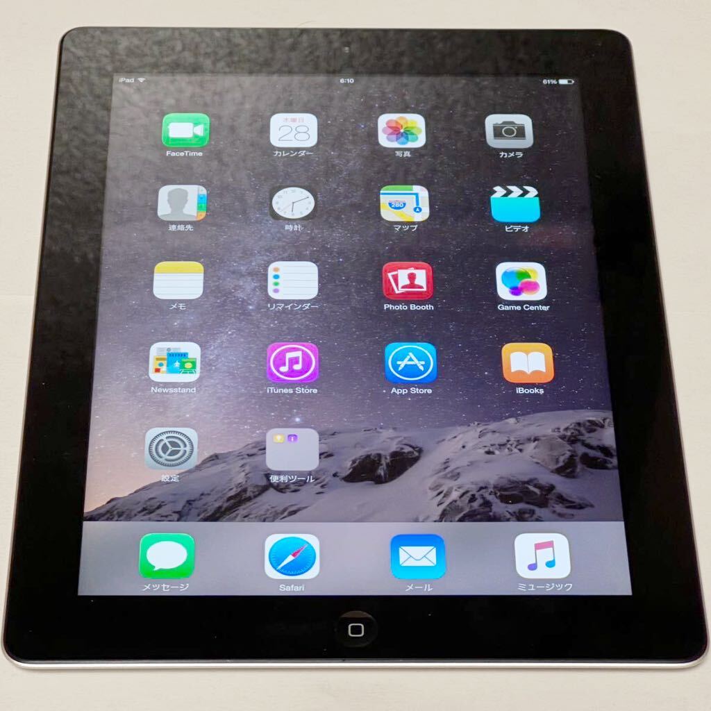 【完動品】 64GB iPad 3 Retina 第3世代 Wi-Fi Apple iPad Retina A1416 タブレット Apple ブラック シルバーWiFi レア_画像1