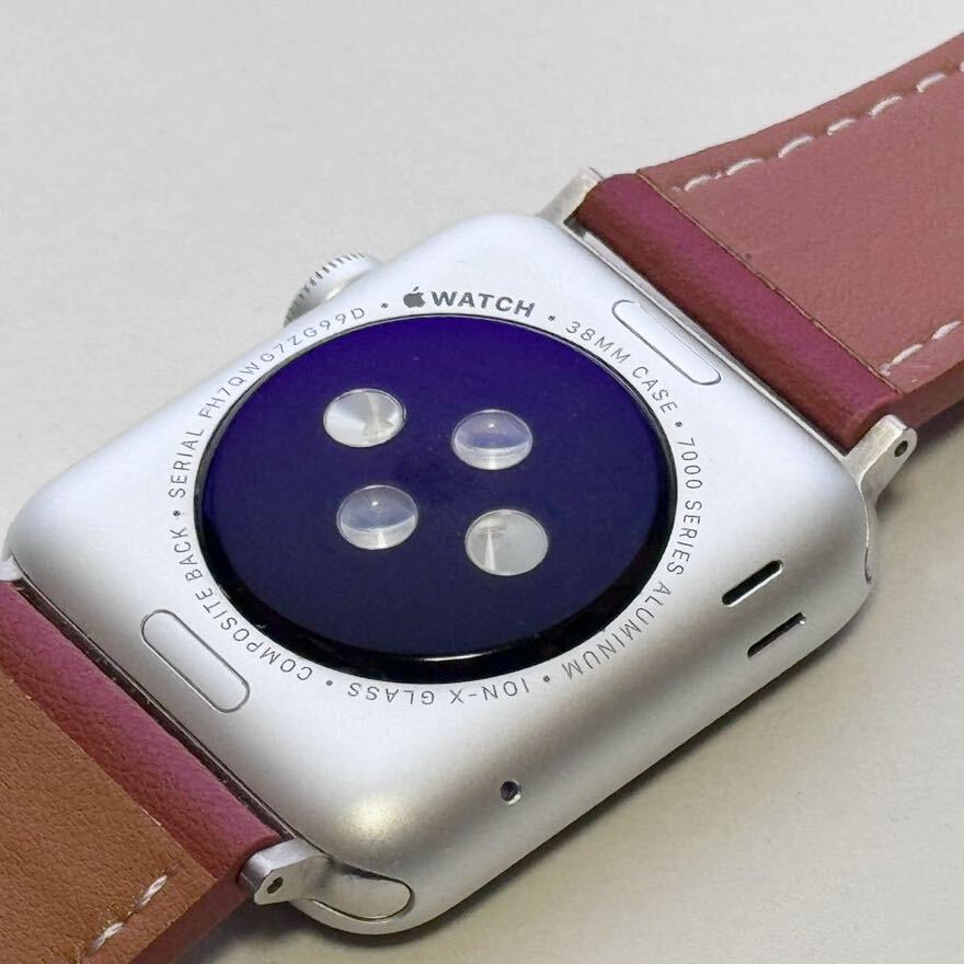 【動作良好】 Apple Watch Sport 第1世代 初代 7000 シルバー 美品_画像3
