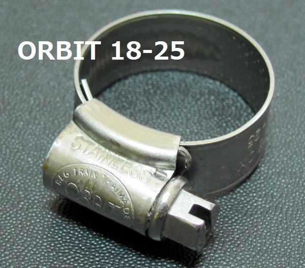 ORBIT hose band ( all SUS) 18-25 size 