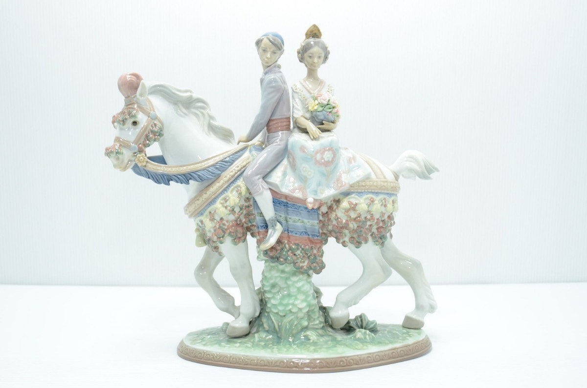 1円〜 LLADRO リヤドロ フィギュリン 陶器人形 インテリア 置物 人形 レトロ 昭和_画像1