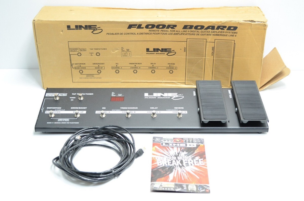 1円〜 LINE6 FLOOR BOARD フロアボード フットコントローラー エフェクターの画像1