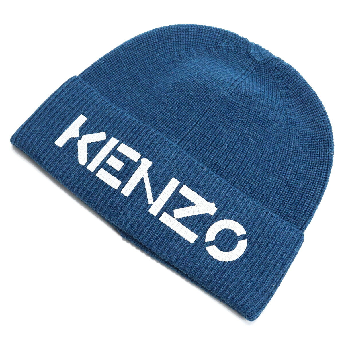 【新品 未使用】ケンゾー KENZO ユニセックス－ニット帽 8BU111 KEK 77 ブルー系 メンズ レディース_画像1