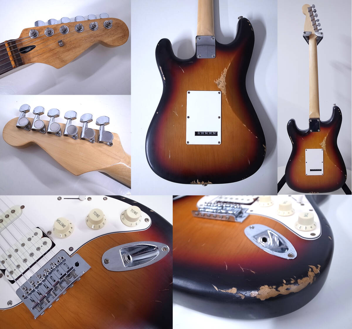 Custom Stratocaster/Aged&Relic レリック ストラトキャスター ST/検Fender ESP フェンダーYAMAHA Fernandes Gibson Greco Sadowsky xoticの画像2