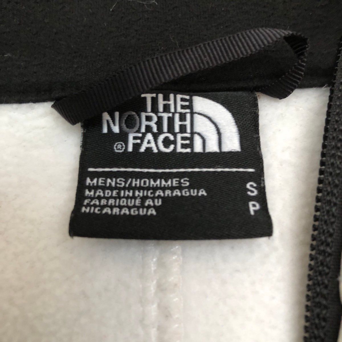 THE NORTH FACE　ザノースフェイス　バイカラー　ワンポイントロゴ刺繍　ジップアップ　ジャケット