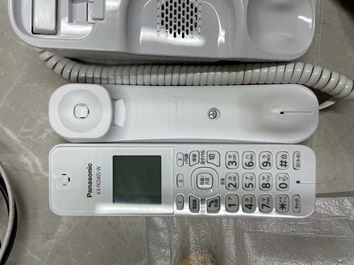 Panasonic Panasonic telephone machine VE-GD27. kX-FKD405-W set 