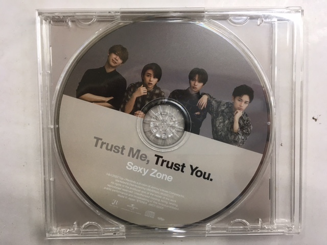 J41 1円スタート Sexy Zone Trust Me, Trust You. セクシーゾーン ジャニーズ系 男性アイドル_画像2