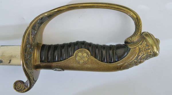 大日本帝国陸軍 サーベル 尉官 指揮刀（320検：軍刀の画像8