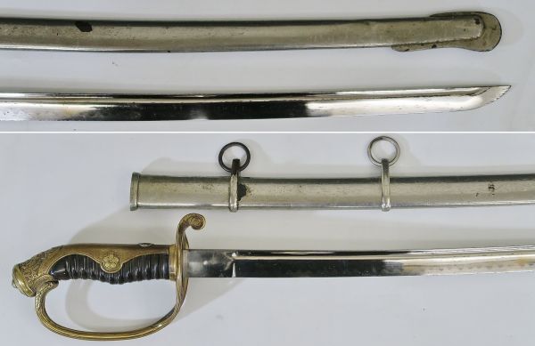 大日本帝国陸軍 サーベル 尉官 指揮刀（320検：軍刀の画像4