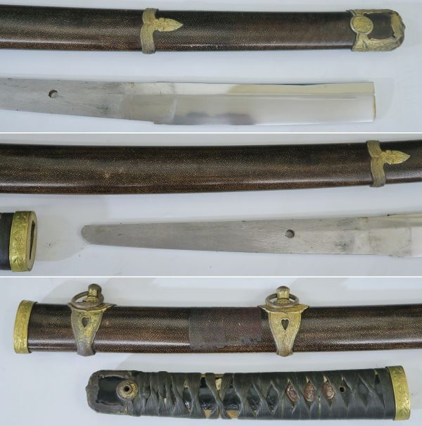 大日本帝国海軍 太刀型軍刀 拵え 残欠（213の画像3