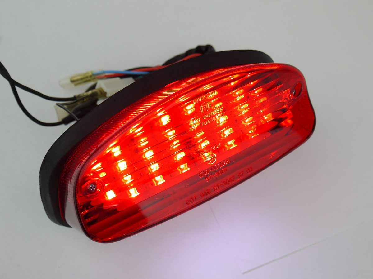 CBR1100XX用 LEDテールランプレッドレンズ 車検対応ポン付けLEDテール_画像7
