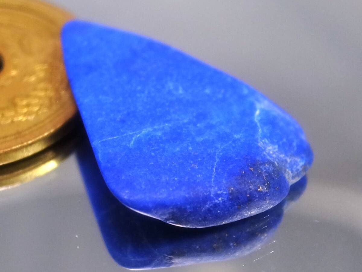 10.72ct 新品・極上の藍ブルー・天然ラピスラズリ原石 アフガニスタン産_画像4