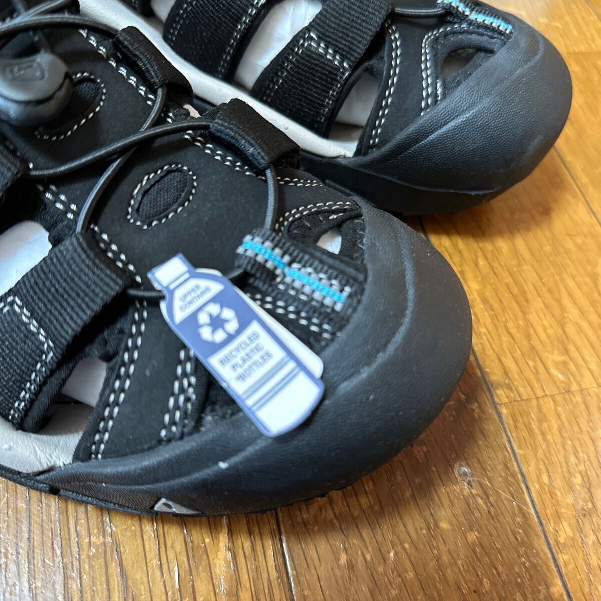 新品未使用KEEN NEWPORT H2名作定番デッドストック貴重希少US10BLUEアウトドアサンダル水陸両用タグ付箱付ローカット軽量27cmEU43の画像5