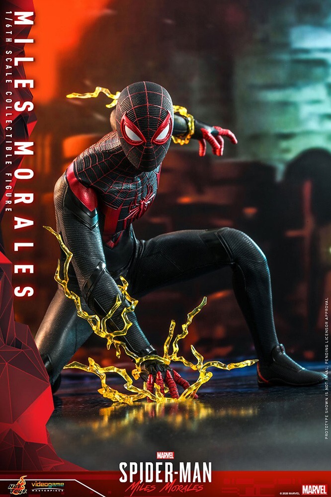 ホットトイズ マイルス・モラレス スパイダーマン ビデオゲーム・マスターピース フィギュア HOTTOYS Marvel’s Spider-Man Miles Morales_画像9