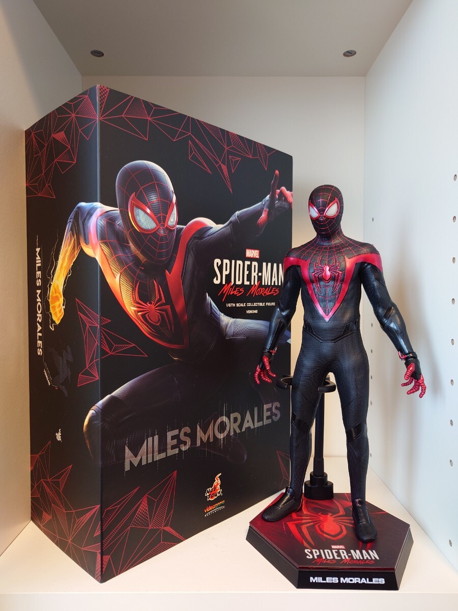 ホットトイズ マイルス・モラレス スパイダーマン ビデオゲーム・マスターピース フィギュア HOTTOYS Marvel’s Spider-Man Miles Morales_画像1