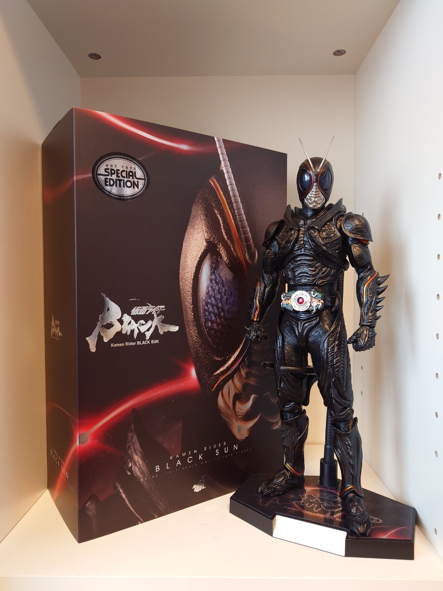 【開封品】限定 ホットトイズ テレビ・マスターピース 仮面ライダー BLACK SUN 1/6 フィギュア ボーナスアクセサリー付き HOTTOYS ブラックの画像1