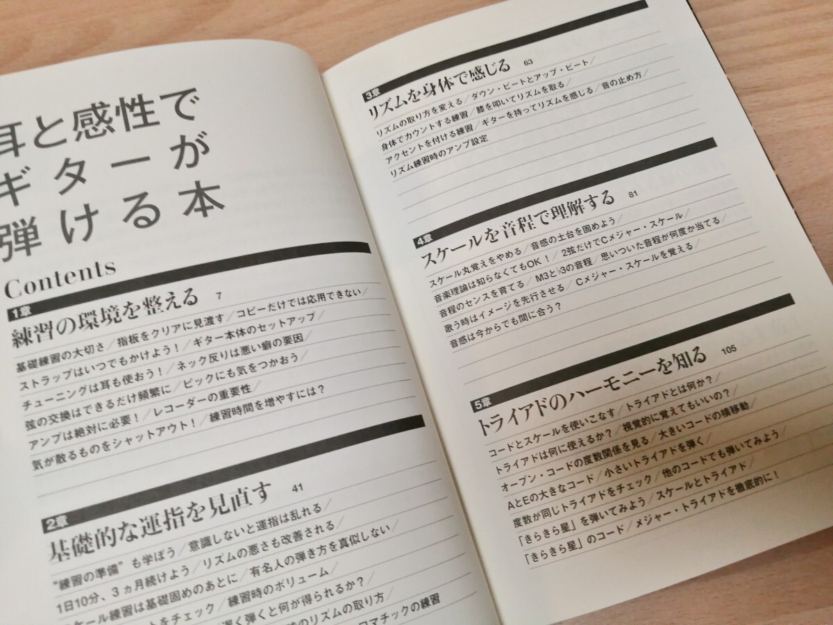 耳と感性でギターが弾ける本☆CD付/著・演奏 トモ藤田★中古本良品/ギター教本/リットーミュージックの画像4