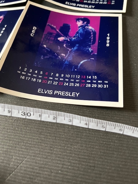 Elvis Presley 1998 Calendar エルヴィス・プレスリー 1998年 カレンダー クリアケース無し の画像3