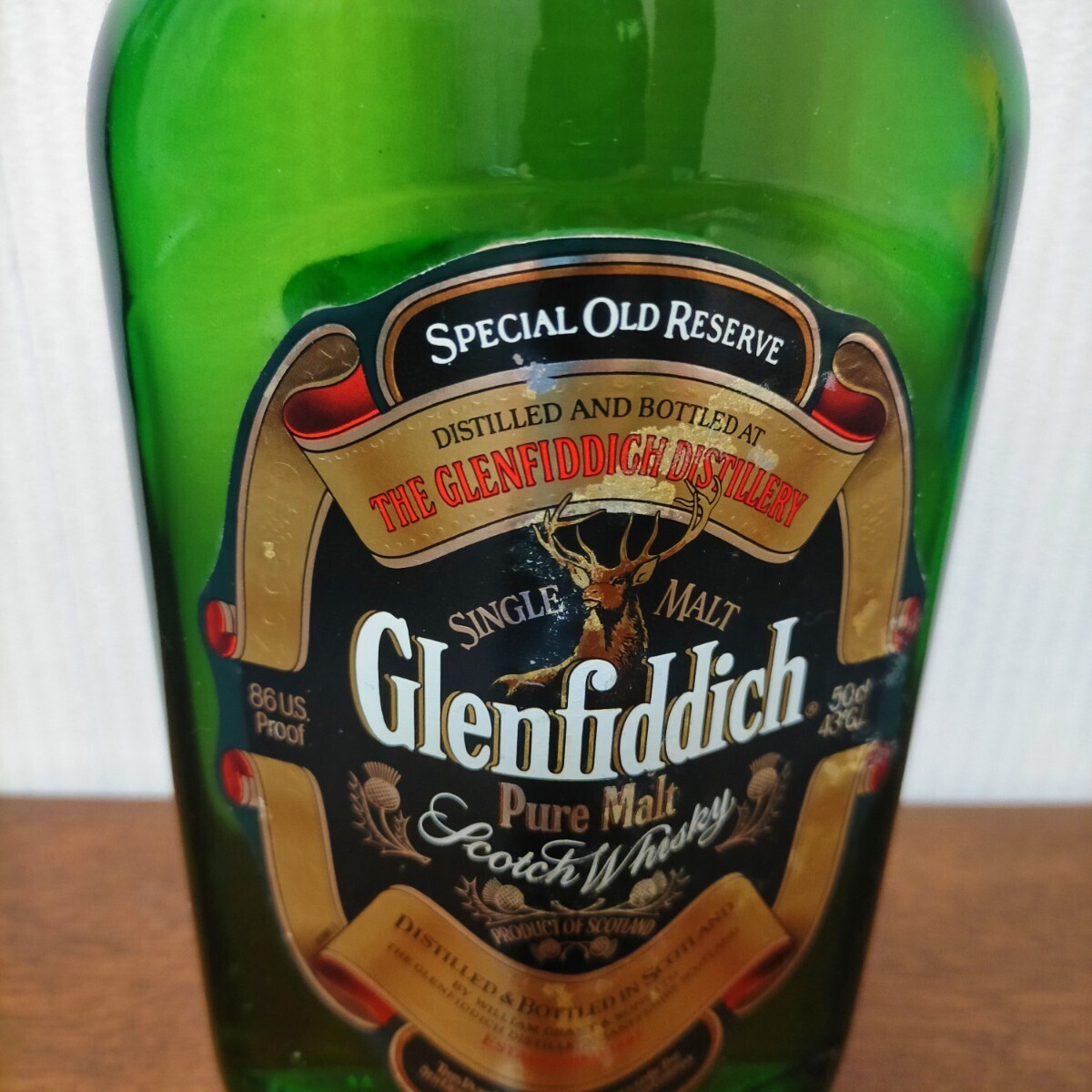 1円スタート　希少　グレンフィディック Glenfiddich 古酒 ウイスキー スコッチウイスキー MALT　1970年代　オールドボトル_画像9