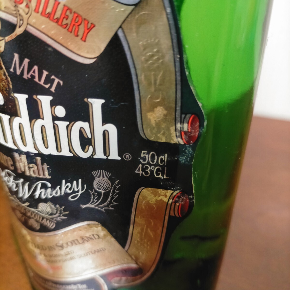 1円スタート　希少　グレンフィディック Glenfiddich 古酒 ウイスキー スコッチウイスキー MALT　1970年代　オールドボトル_画像8
