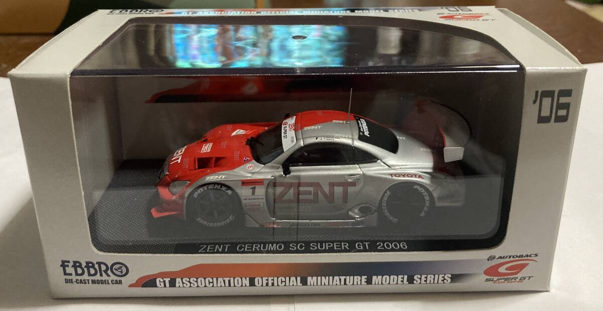 EBBRO エブロ 1/43 ZENT CERUMO SC SUPER GT 500 2006 No.1の画像1