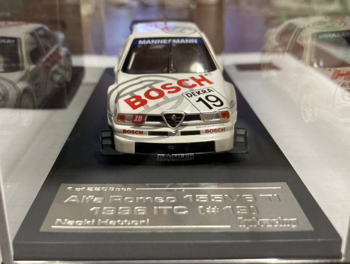 hpi racing 1/43 Alfa Romeo 155V6 TI #19 1996 ITC 服部尚貴の画像7