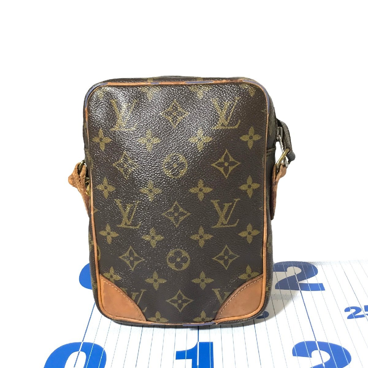 1円～ ルイヴィトン Louis Vuitton バッグ ショルダーバッグ モノグラム ダヌーブ M45266 ブラウン レザー 中古　_画像4