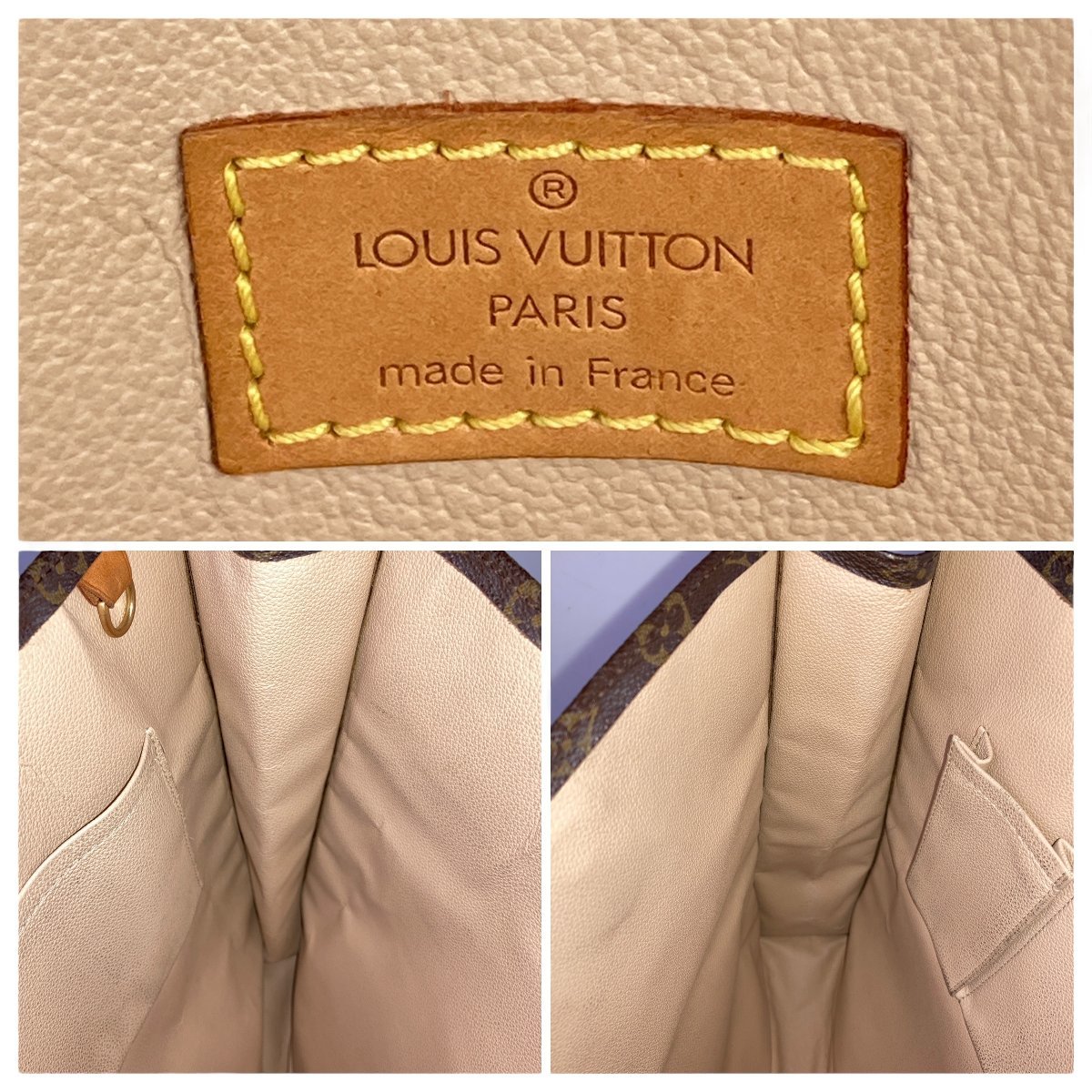 【1円～】ルイヴィトン LOUIS VUITTON バッグ ハンドバッグ トートバッグ サックプラ M51140 レザー ブラウン 中古_画像9