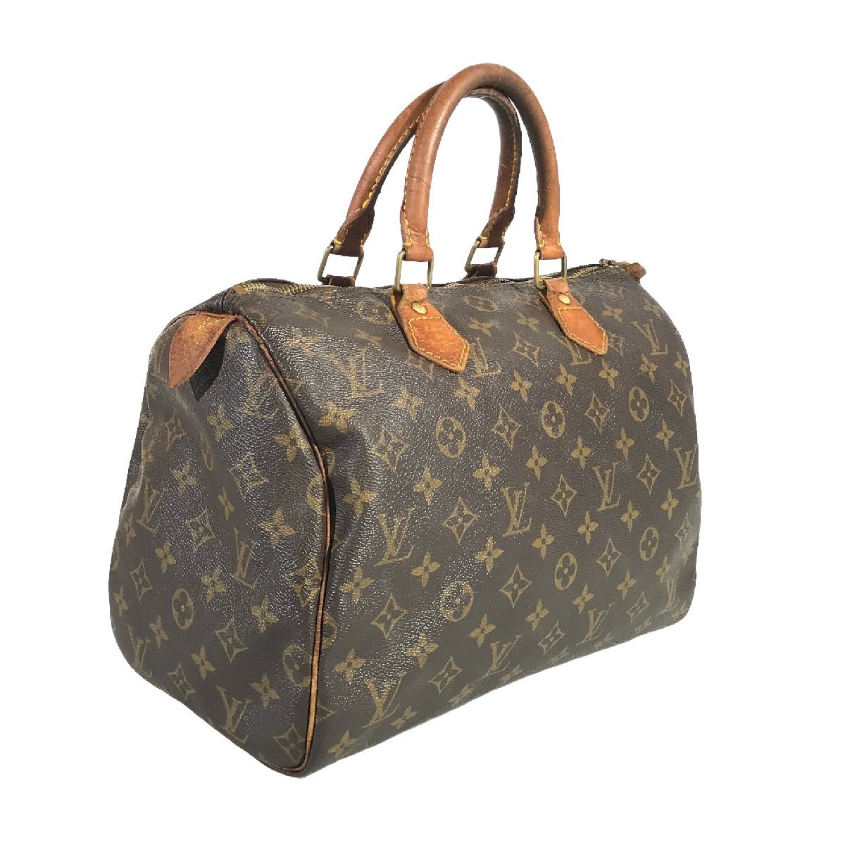 【1円～】 ルイヴィトン Louis Vuitton バッグ ハンドバッグ スピーディ30 M41526 VI0951 モノグラム レザー ブラウン 中古_画像2