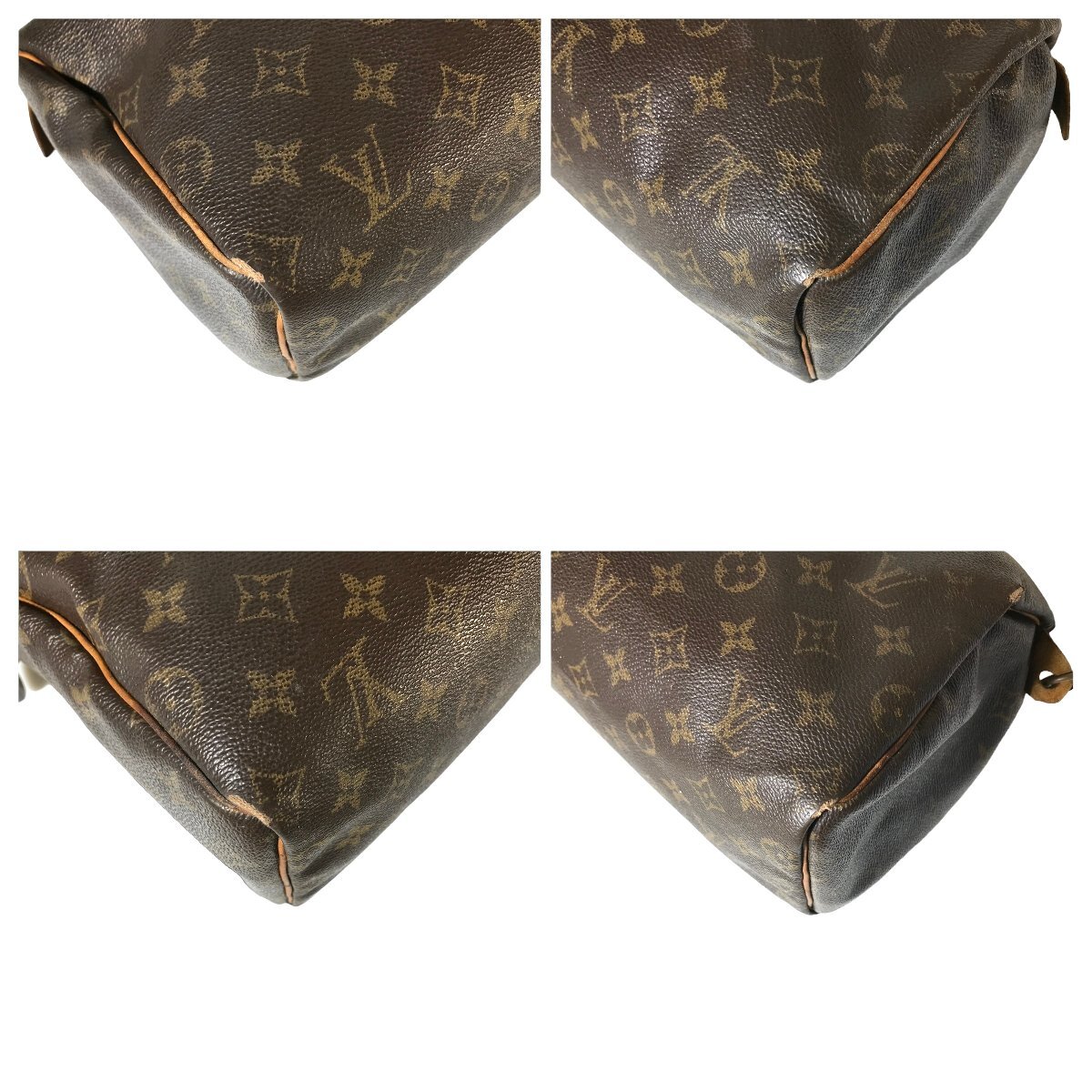 【1円～】 ルイ・ヴィトン LOUIS VUITTON ハンドバッグ ミニボストン スピーディ25 M41528 SP0032 モノグラム レザー ブラウン 中古_画像10